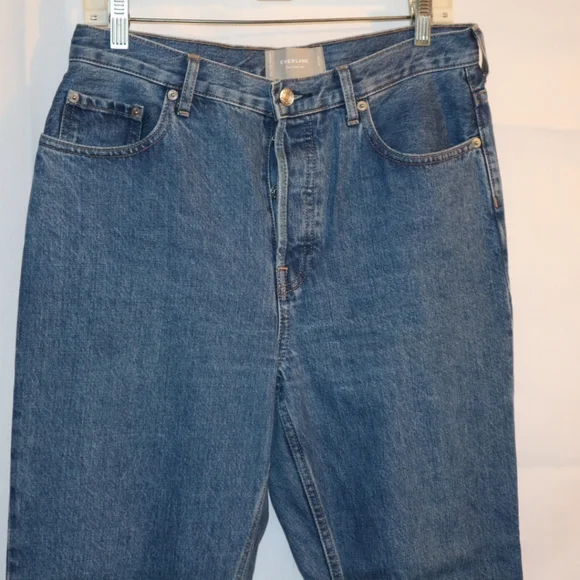 Everlane The Original Cheeky Jeans Cropped Size 29 X 27 Vintage Wash - Picture 7 of 10